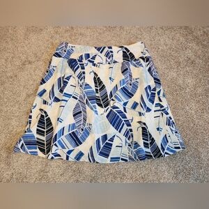 Tommy Bahama LaLa Leaf Skirt‎ SoHo Boho Floral Tropical Retro Size XS